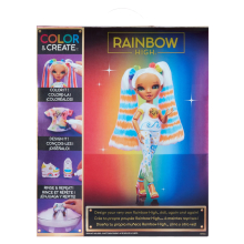                             Rainbow High Color panenka - zelené oči                        