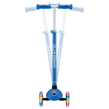                             Globber Dětská tříkolová koloběžka Primo Plus V2 - svítící kola - modrá                        