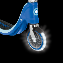                             Globber Dětská koloběžka Flow 125 Lights - svítící kola - modrá                        