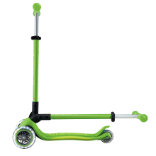                             Globber Dětská tříkolová koloběžka Primo Foldable Plus- svítící kola - zelená                        