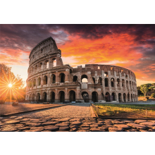                             Clementoni 39822 - Puzzle 1000 Západ slunce v Římě                        