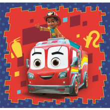                             Clementoni - Puzzle 3x48 Square firebuds Disney                        
