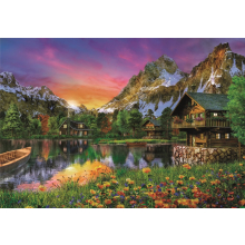                             Clementoni 36531 - Puzzle 6000 Jezero v Alpách                        