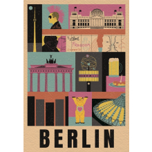                             Clementoni 39845 - Puzzle 1000 Style in the city Berlin Compact box                        