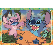                             Clementoni 26596 - Puzzle 60 maxi Disney Stitch                        