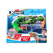                             ZURU X-SHOT Vodní pistole Nano Fast-Fill Skins                        
