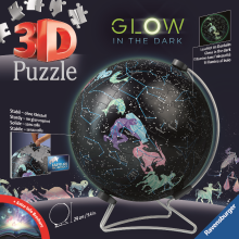                             Ravensburger Puzzle-Ball Svítící globus: Hvězdná obloha 180 dílků                        