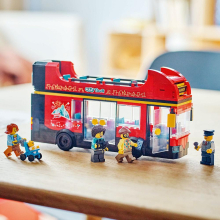                             LEGO® City 60407 Červený dvoupodlažní vyhlídkový autobus                        
