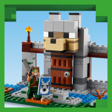                             LEGO® Minecraft® 21261 Vlčí pevnost                        