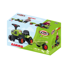                             FALK - Odstrkovadlo traktor Claas s volantem a valníkem                        