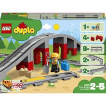                             LEGO® DUPLO® 10872 Doplňky k vláčku – most a koleje                        