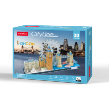                             CubicFun - Puzzle 3D Londýn - 107 dílků                        