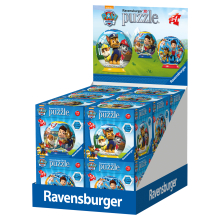                             Ravensburger Tlapková Patrola - puzzle ball 3D, 54 dílků                        