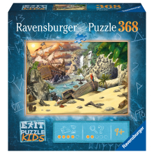                             Ravensburger Puzzle Exit KIDS Piráti 368 dílků                        