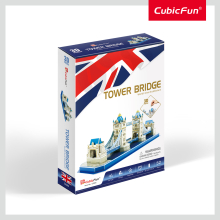                             CubicFun - Puzzle 3D Tower Bridge - 52 dílků                        