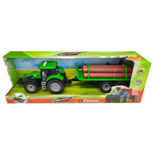                             SPARKYS - Traktor s přívěsem pro přepravu dřeva 1:32 - 3 druhy                        