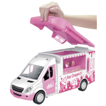                             CITY SERVICE CAR - 1:14 Zmrzlinářský vůz růžový                        