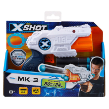                             ZURU X-SHOT EXCEL MK 3 s otočnou hlavní a 8 náboji                        