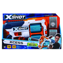                             ZURU X-SHOT EXCEL XCESS TK 12 s dvěma otočnými zásobníky a 16 náboji                        