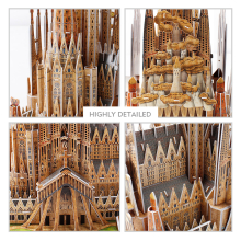                             CubicFun - Puzzle 3D National Geographic -  Sagrada Família - 184 dílků                        