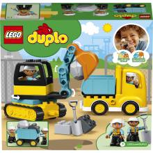                             LEGO® DUPLO® 10931 Náklaďák a pásový bagr                        
