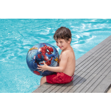                             BESTWAY 98002 - Nafukovací plážový míč Spider-Man 51 cm                        
