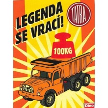                             Dino - Tatra Auto 148, 73cm oranžová                        