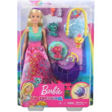                             Barbie Dreamtopia set herní pohádkový Panenka s doplňky více druhů                        