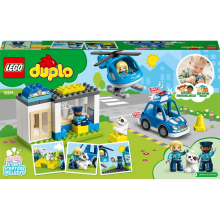                             LEGO® DUPLO®  10959 Policejní stanice a vrtulník                        