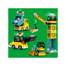                             LEGO® DUPLO® 10933 Stavba s věžovým jeřábem                        