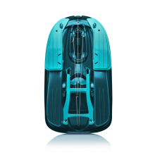                             PLASTKON - Boby Nimbus s volantem - titan modrý                        
