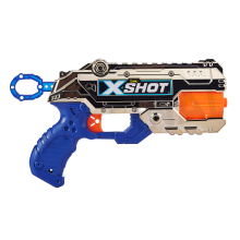                             ZURU X-SHOT REFLEX 6 ZLATÁ s 16 náboji                        