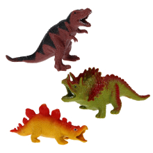                             Johntoy - Dinosaurus strečový 3 druhy                        