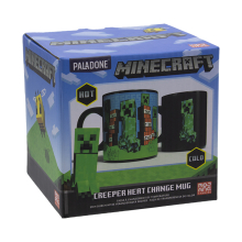                             Hrnek měnící Minecraft Creeper                        