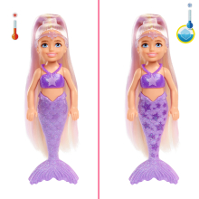                             Barbie Color Reveal Chelsea duhová mořská panna více druhů                        