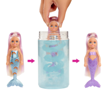                             Barbie Color Reveal Chelsea duhová mořská panna více druhů                        