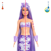                            Barbie Color Reveal Barbie duhová mořská panna více druhů                        