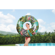                             BESTWAY 36302 - Nafukovací kruh 114cm Floral Fantasy Swim Ring                        