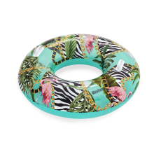                             BESTWAY 36302 - Nafukovací kruh 114cm Floral Fantasy Swim Ring                        