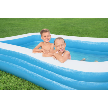                             BESTWAY 54009 - Dětský nafukovací bazén BLUE 305 x 183 x 56cm                        