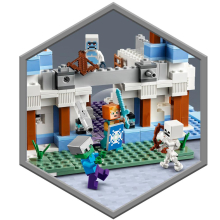                             LEGO® Minecraft® 21186 Ledový zámek                        