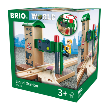                             BRIO Dřevěná signální stanice s výhybkou                        