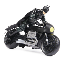                             Spin Master Batman Film interaktivní motorka s figurkou 30 cm                        