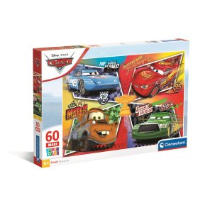 Clementoni - Puzzle 60 Maxi Auta