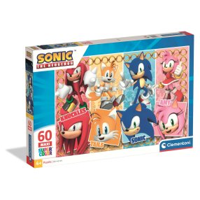 Clementoni - Puzzle 60 Maxi Sonic the Hedgehog