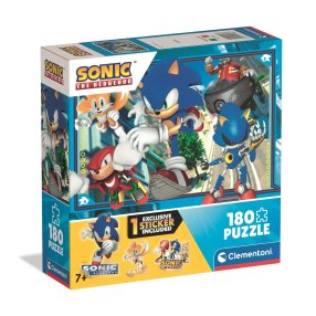 Clementoni - Puzzle 180 Sonic the Hedgehog 3