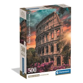 Clementoni - Puzzle 500 Flaviánský amfiteátr