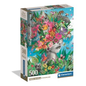 Clementoni - Puzzle 500 Hlava v džungli