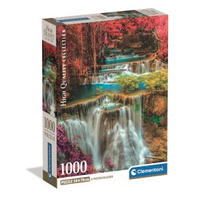 Clementoni - Puzzle 1000 Barevné thajské vodopády