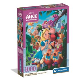 Clementoni - Puzzle 1000 Disney Alenka v říši divů